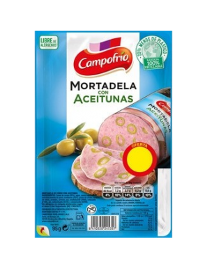 MORTADELA LONC C/ACEITUNA CAMP C/38101 (1€) 95G