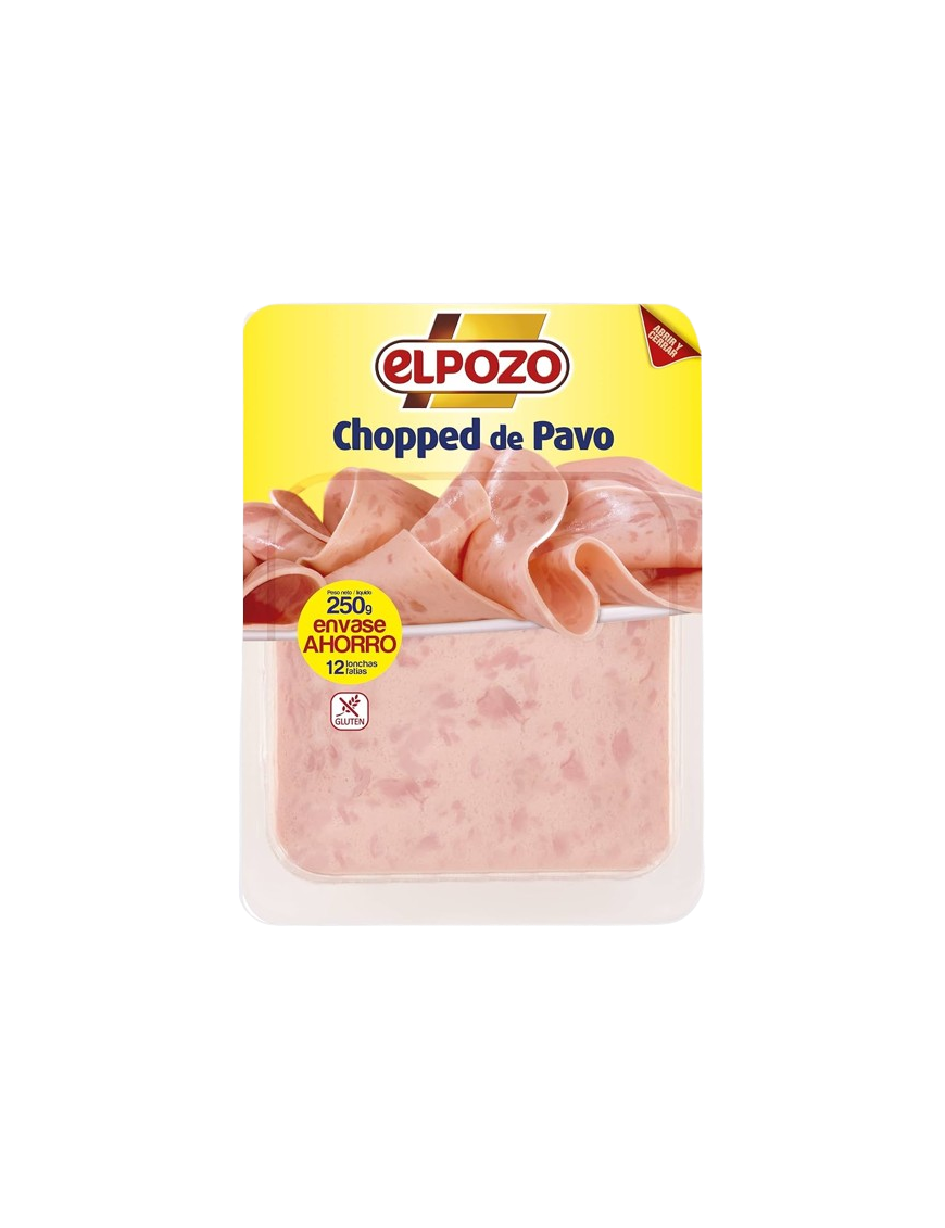 CHOPPED PAVO LONCHA C/12978 EL POZO B/225 GR