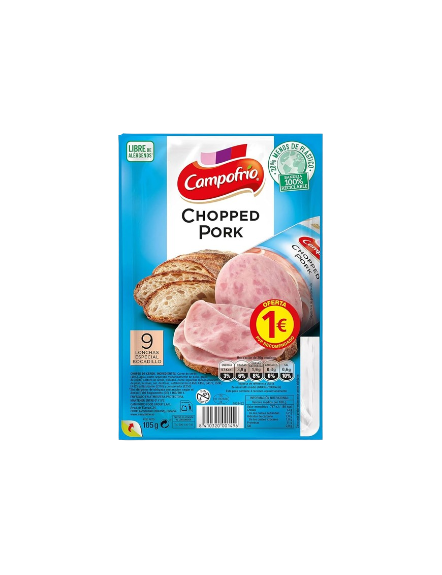 CHOPPED PORK LONCHA CAMPF C/38095 (1€) B/95 GR