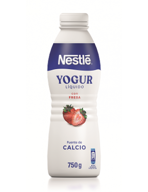 NESTLE YOGUR LIQUIDO S/FRESA B/ 750 G