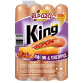 SALCHICHA E/POZO KING BACON&CHEED C/12400 P/330 GR