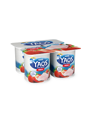 NESTLE YAOS ESTILO GRIEGO FRESA P/4UD