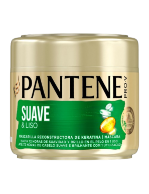 MASCARILLA CAPILAR PANTENE SUAVE/LISO B/300 ML