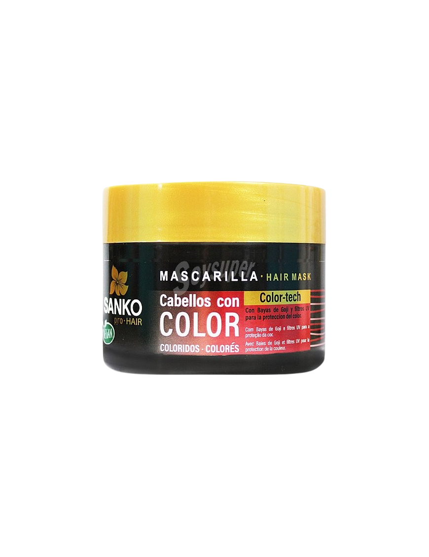 MASCARILLA CAPILAR SANKO CABELLO COLOR BOTE 300ML