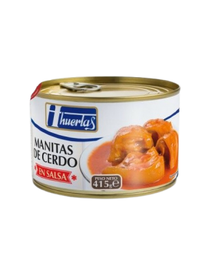 MANITAS DE CERDO EN SALSA HUERTAS L/415 GR