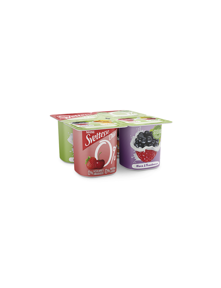 NESTLE SVELTESSE DUO DE FRUTAS PACK-4 UD