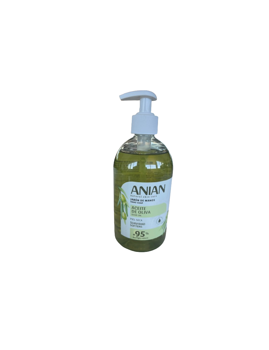 JABON MANOS LIQUIDO ANIAN ACEITE OLIVA DF/500 ML