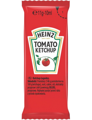 KETCHUP  PORCION HEINZ 11.GR.CAJA 200.UD