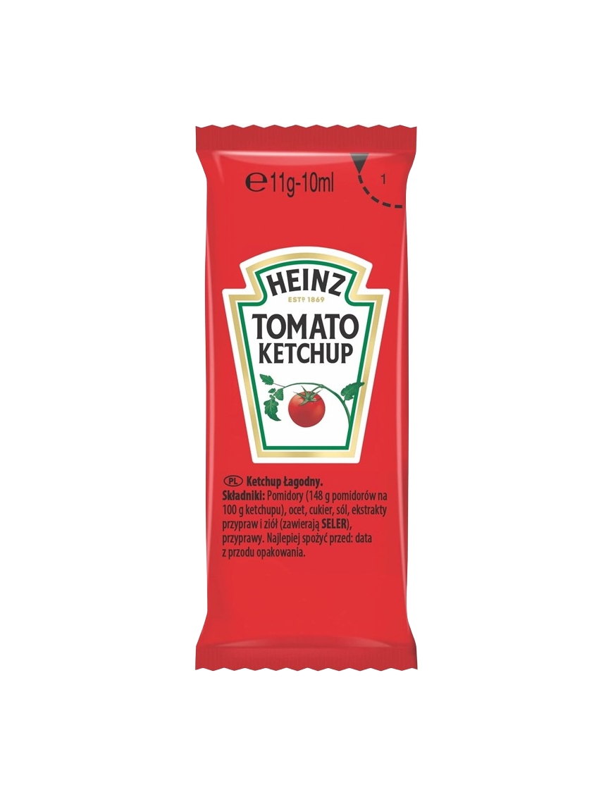 KETCHUP  PORCION HEINZ 11.GR.CAJA 200.UD