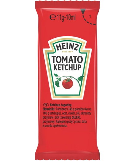 KETCHUP  PORCION HEINZ 11.GR.CAJA 200.UD