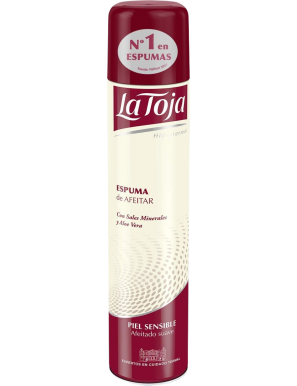 ESPUMA AFEITAR LA TOJA SENSIBLE SP/250 ML