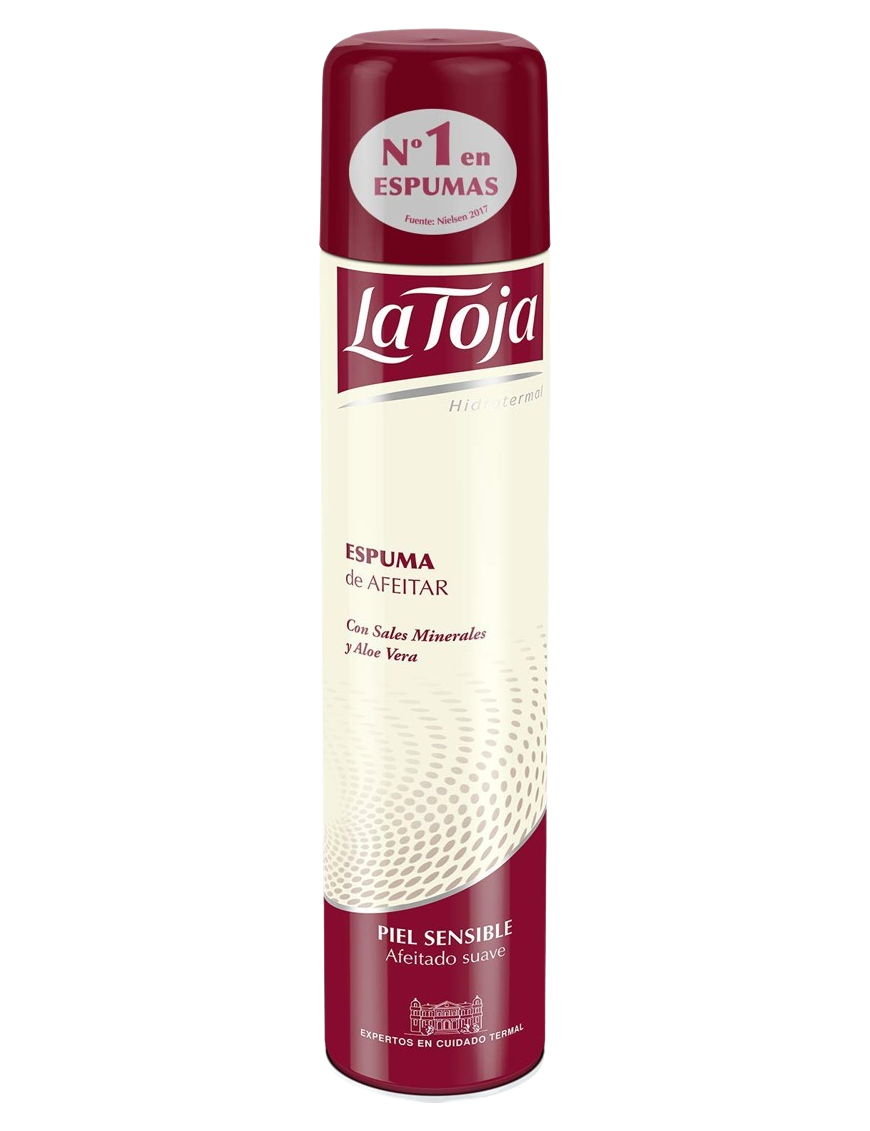 ESPUMA AFEITAR LA TOJA SENSIBLE SP/250 ML