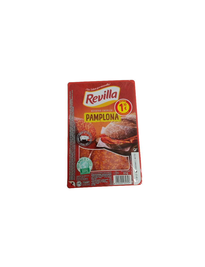 CHORIZO LONCH PAMPLONA/REVI C/38268 B/65GR (1,10€)