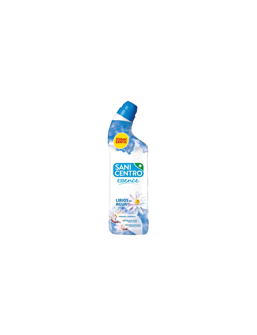 LIMPIADOR WC SANICENTRO ESSENCE LIRIO AGUA 750ML.