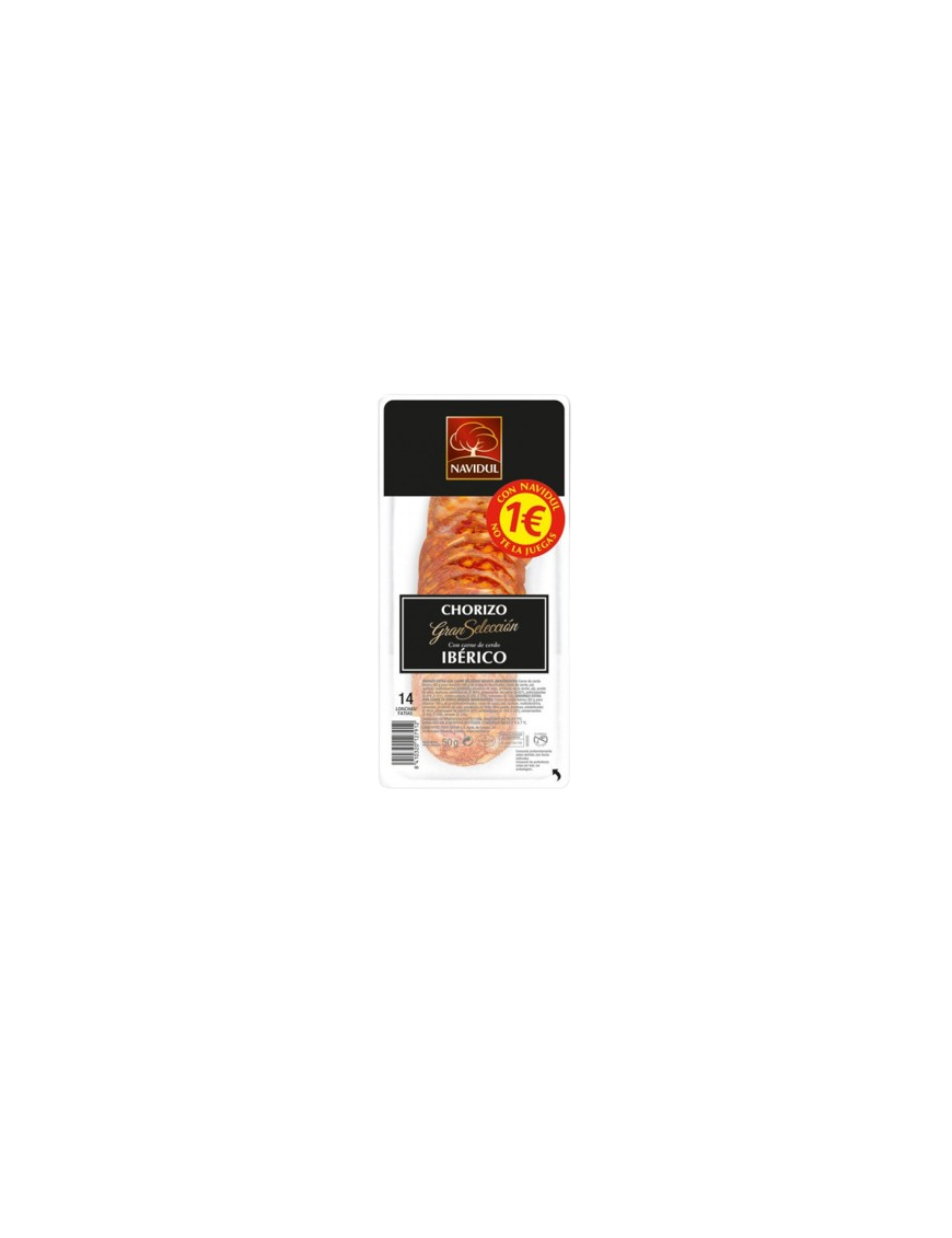 CHORIZO LONCHA IBERICO NAVIDUL 45GR. C/31329 (1€)