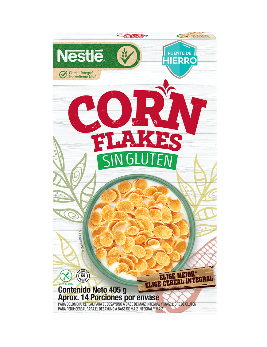 CEREAL NESTLE CORN FLAKES S/GLUTEN P/375 GR