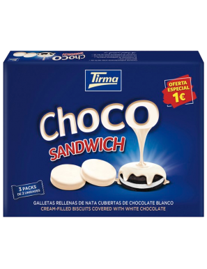 DULCES LAGUIMAR TIRMA CHOCOSANW CHOC BLANC P/120GR