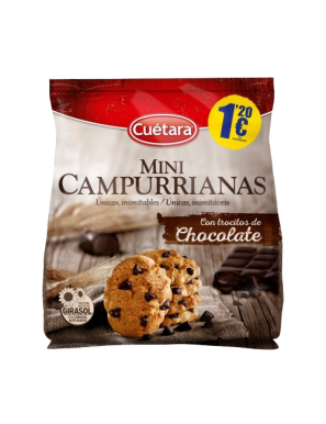 GALLETA CUETARA CAMPURRIANA-CHOCO MINI(1,2€)B/145G