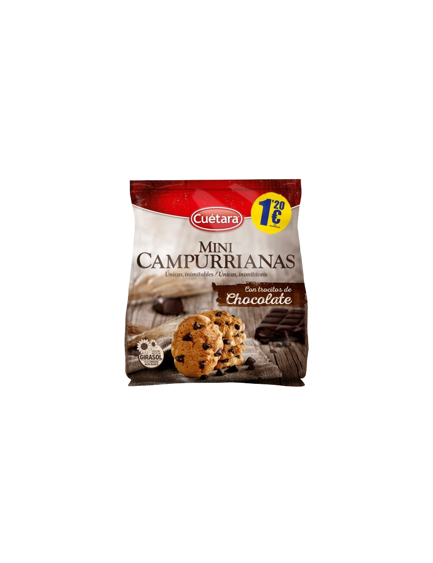 GALLETA CUETARA CAMPURRIANA-CHOCO MINI(1,2€)B/145G