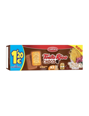 GALLETA CUETARA TOSTA RICA CHOCO (1,20) P/70G