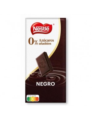 CHOCOLATE NESTLE S/AZUCAR NEGRO T/125 GR