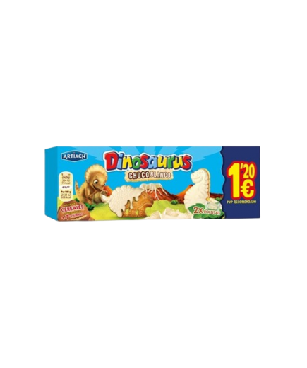 GALLETAS ART/DINOSAURUS CHOC/BLANCO (1,20€) 88 GR.