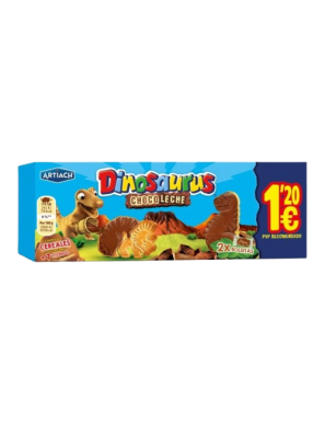 GALLETAS ARTIACH DINOSAURUS CHOCO LECHE (1,20€)