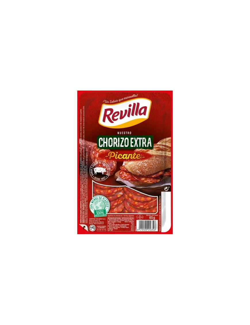 CHORIZO LONCHA REVILLA/PICANTE (1,1€)C/38267 B/65G