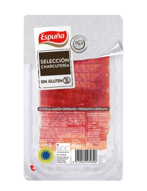 JAMON ESPUÑA C/4873 LONCHA SERRANO B/45 GR