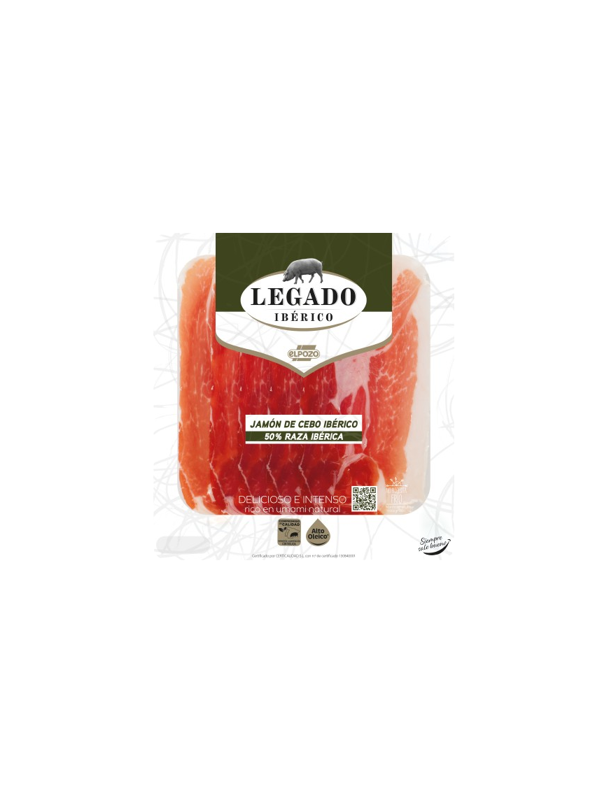 JAMON IBERICO LONCHA CEBO LEGADO C/14487 P/60GR