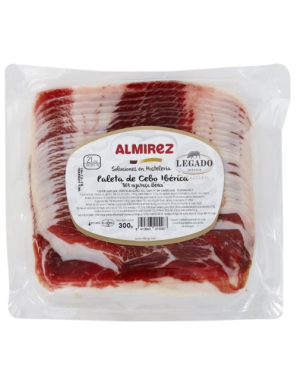 JAMON IBERICO LONCHAS POZO/ALM.C/12183 B/300.GR