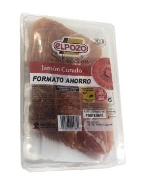 JAMON LONCHA CURAD.E/POZO.C/11037 BAND/500 GR