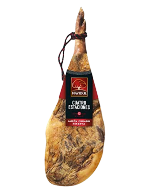 JAMON SERRANO NAVIDUL C/1974 -4ESTAC 7,5 KG APROX