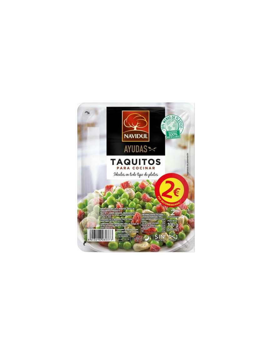 JAMON TAQUITOS NAVIDUL C/38837 EST/100 GR