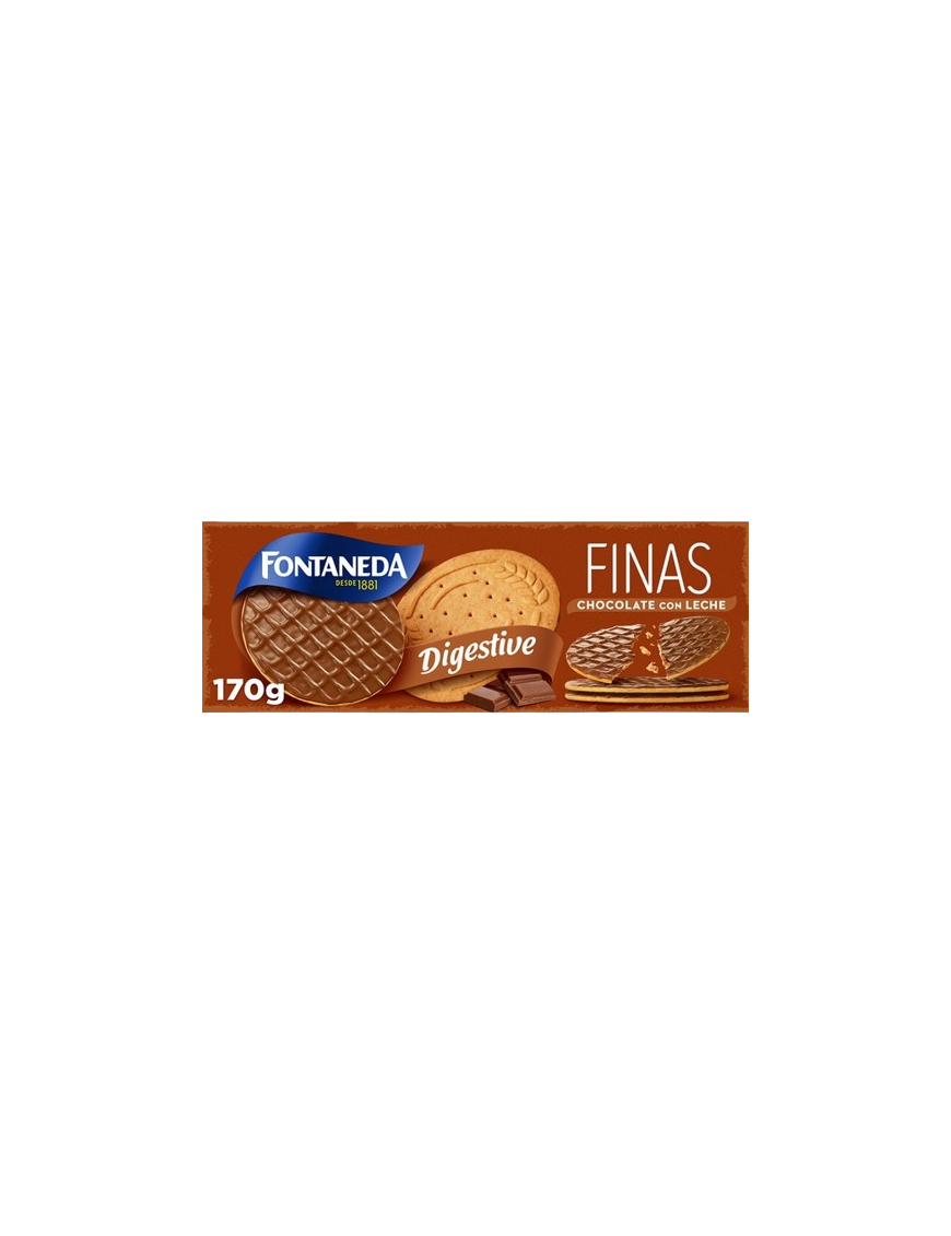 GALLETAS FONTANEDA DIGESTIVE FINA CHOCO L P/170 GR