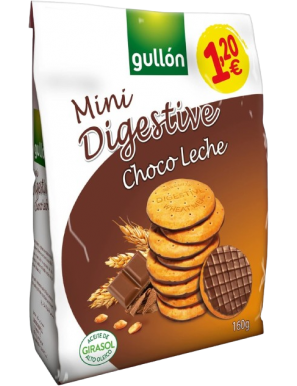 GALLETAS GULLON DIGESTIVE MINI CHOCO B/160 GR1,20€