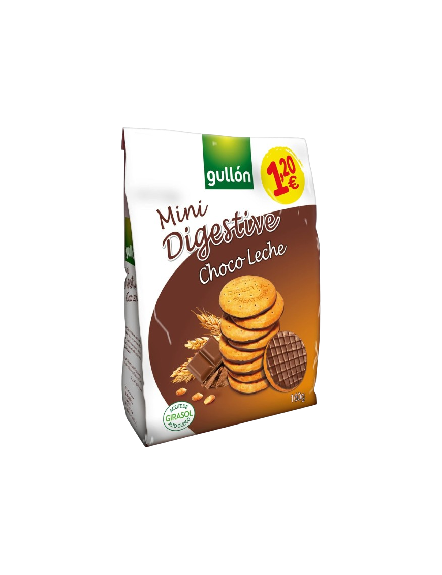 GALLETAS GULLON DIGESTIVE MINI CHOCO B/160 GR1,20€