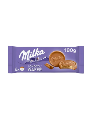 GALLETAS MILKA CHOCO WAFER  P/180 GR