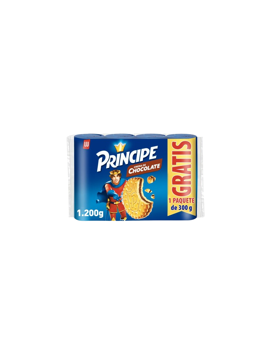 GALLETAS PRINCIPE R/CHOCOLATE 300GR.PACK 3+1