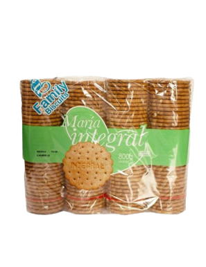 GALLETA FAMILY BISCUITS MARIA INTEGRAL P/800GR