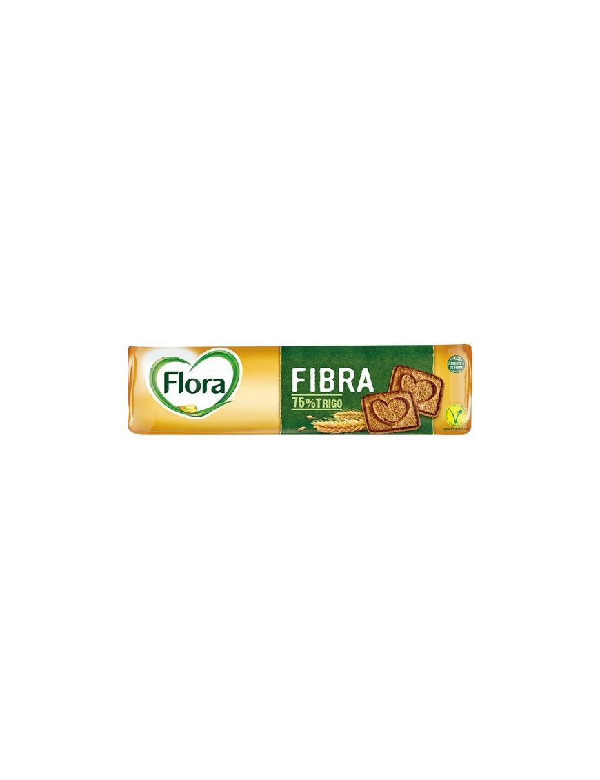 GALLETAS FLORA FIBRA 75% CEREAL B/185 GR