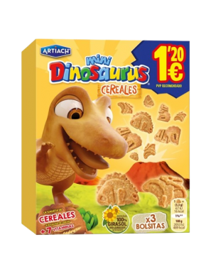 GALLETAS ARTIACH DINOSAURUS CEREALES  (1,20€)