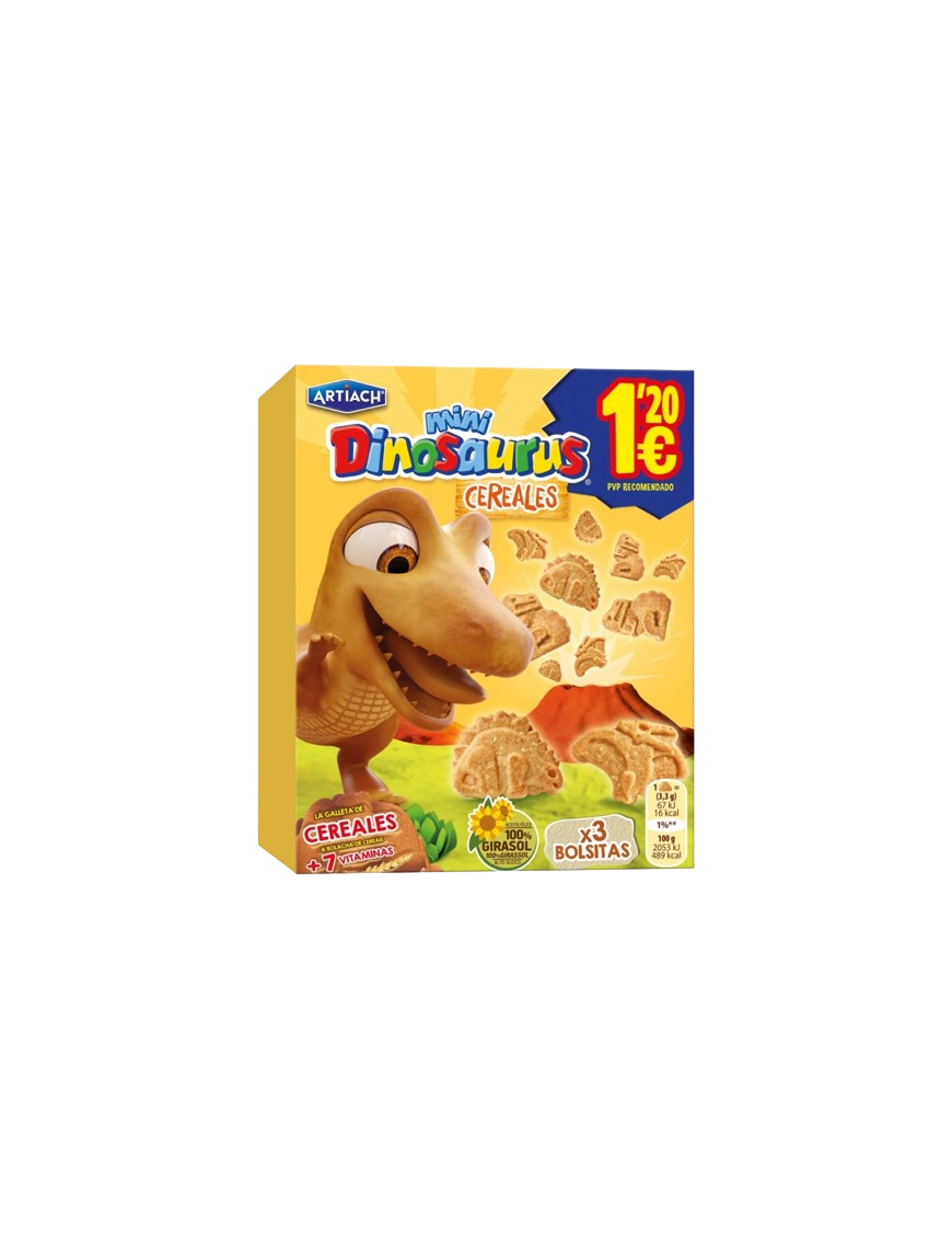 GALLETAS ARTIACH DINOSAURUS CEREALES  (1,20€)