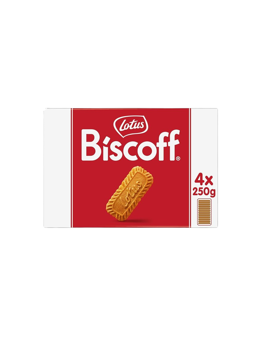 GALLETAS LOTUS BISCOFF CANELA 4X250 1.KG.