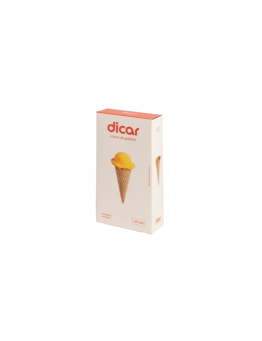 CONO GALLETA HELADO DICAR EST/10UD