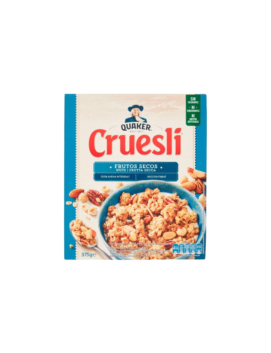 CEREALES CRUESLI FRUTOS SECOS P/375 GR