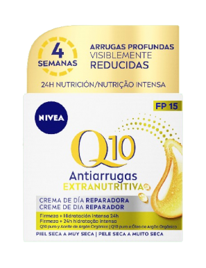 CREMA FACIAL NIVEA Q10 DIA EXTRANUTRI FP15 B/50 ML