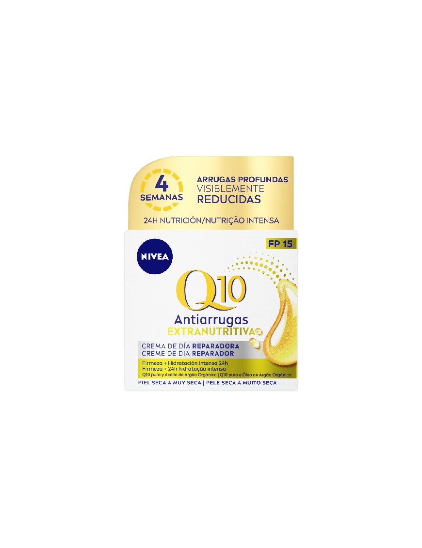 CREMA FACIAL NIVEA Q10 DIA EXTRANUTRI FP15 B/50 ML