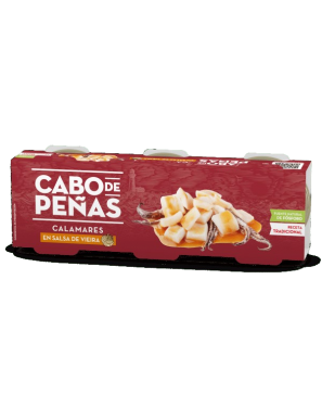 CALAMAR CABO DE PEÑAS S/VIEIRA  PACK-3 UD