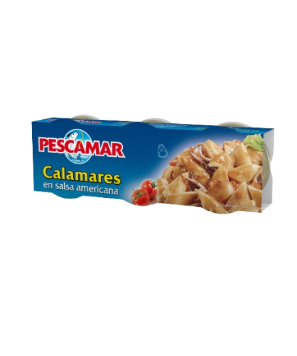 CALAMAR PESCAMAR S/AMERICANA P/3X80GR 240GR